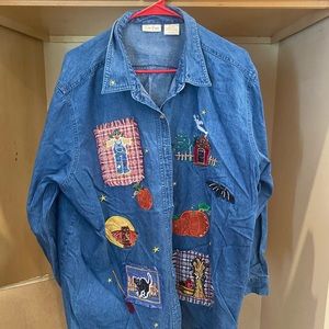 Bobbie Brooks Jean Denim Shirt